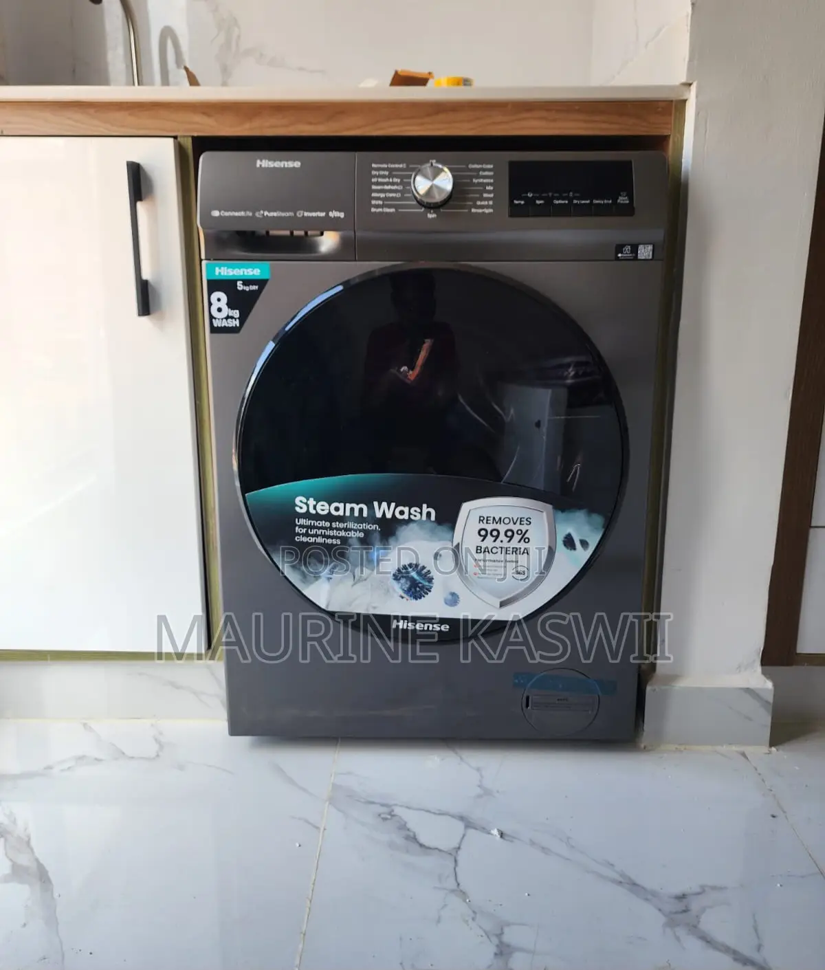 Hisense 8/5kg Front Load (Wash Dry) Washing Machine