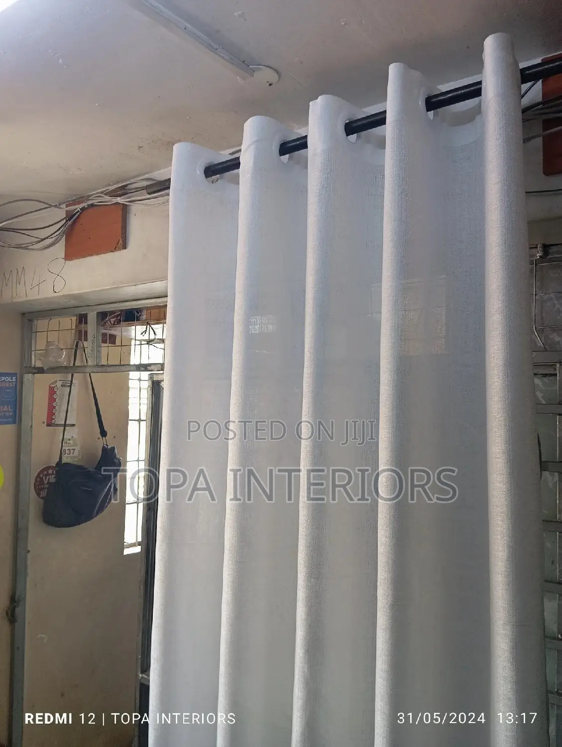 Heavy White Sheers Window Sheers Door Sheers
