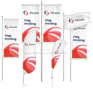 Ground Spike Flag Banners