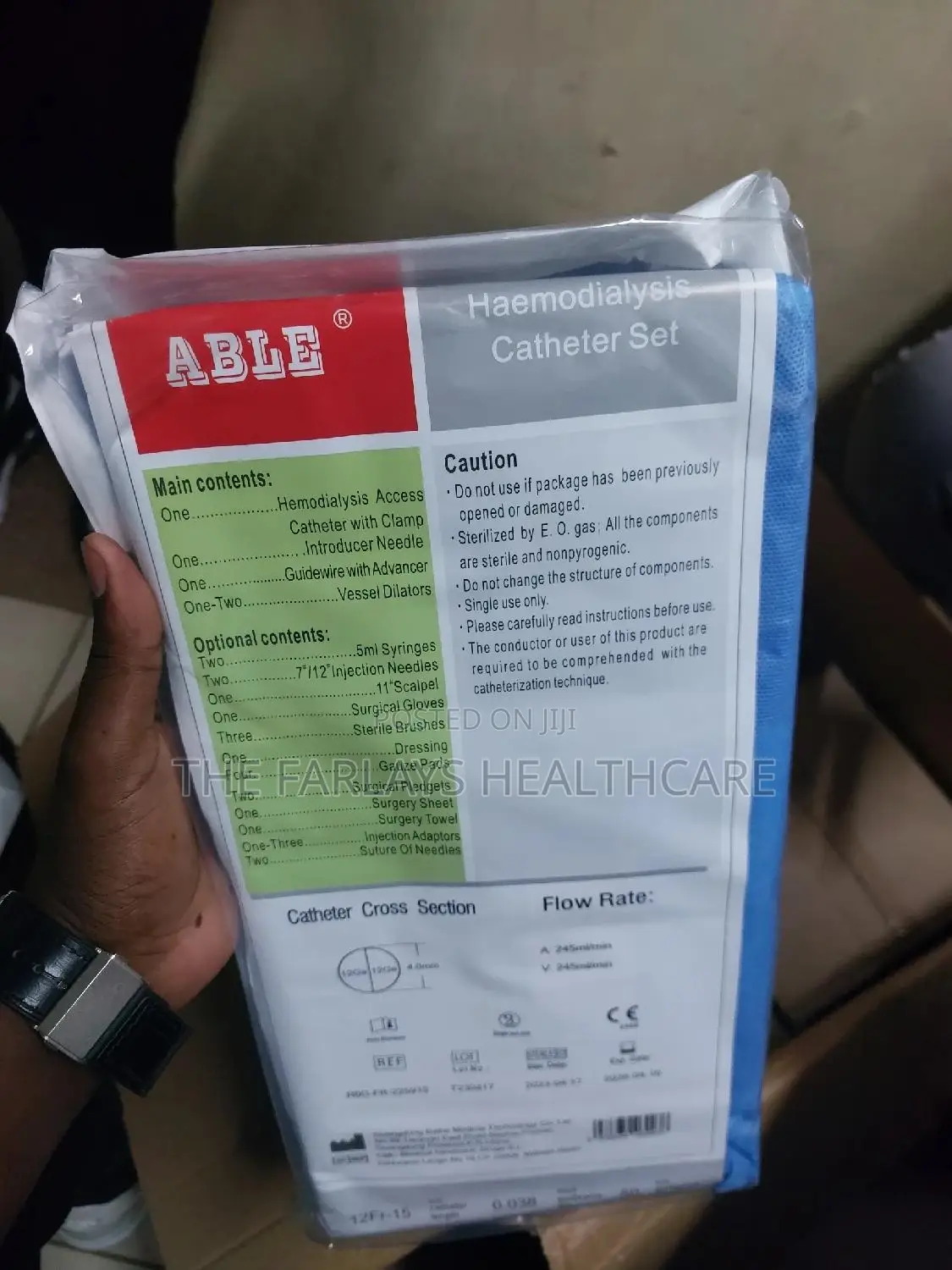 Permanent Haemodialysis Catheter.