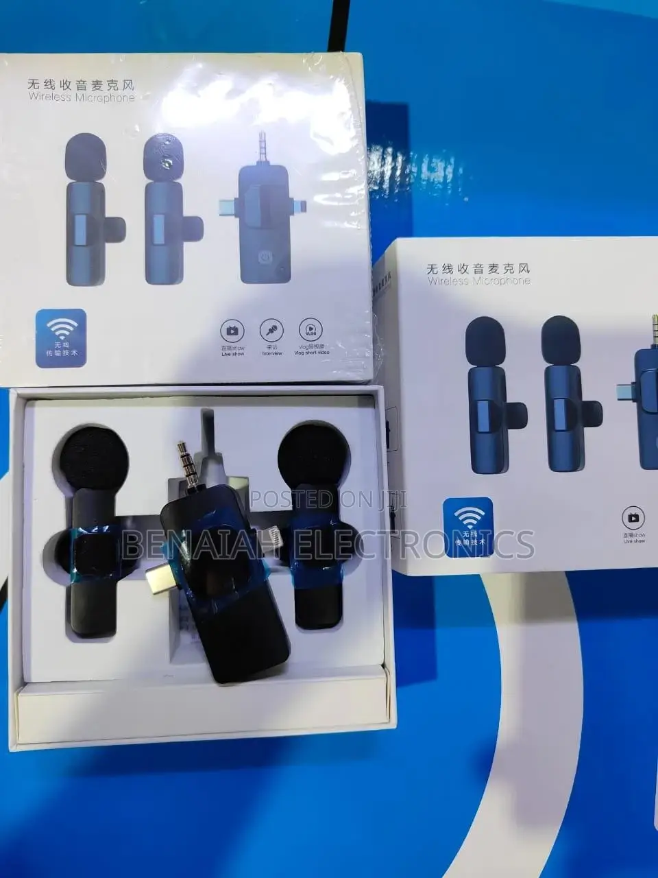 High Quality Wireless Double Universal Microphone