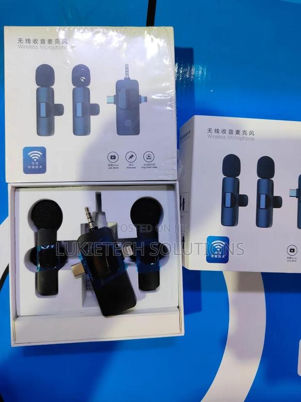 High Quality Wireless Double Universal Microphone - main view