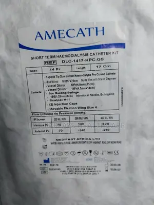 Dialysis Catheter Temporary ( SHORT TERM).
