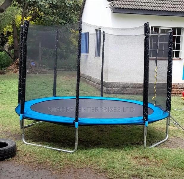 10ft Trampoline With Enclosure Ladder - main view