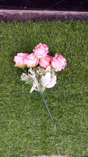 Pink Roses Artificial - thumbnail 2