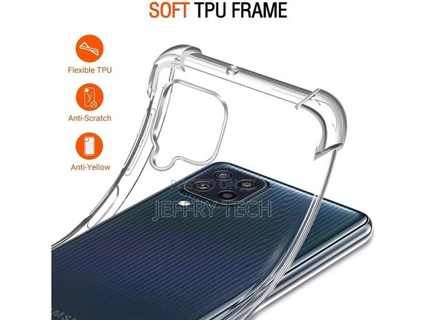 Samsung Galaxy M32 Case Crystal Clear Case Bumper Transparen - thumbnail 3
