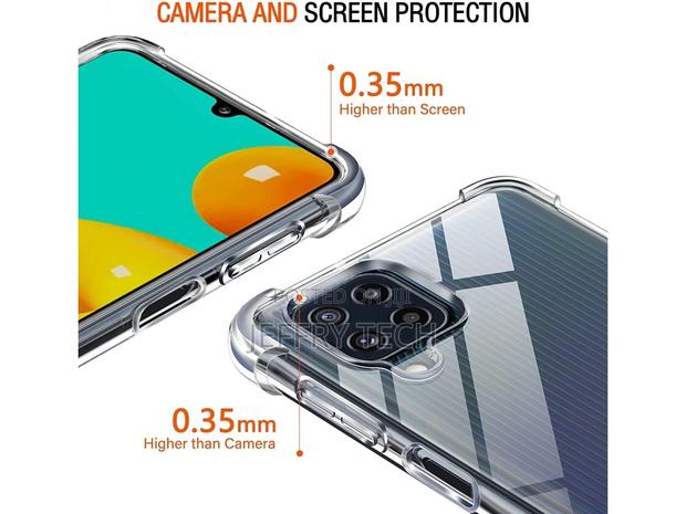 Samsung Galaxy M32 Case Crystal Clear Case Bumper Transparen - thumbnail 4