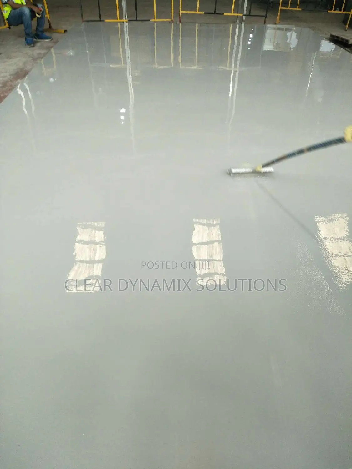 Ash Grey Industrial Epoxy Floor