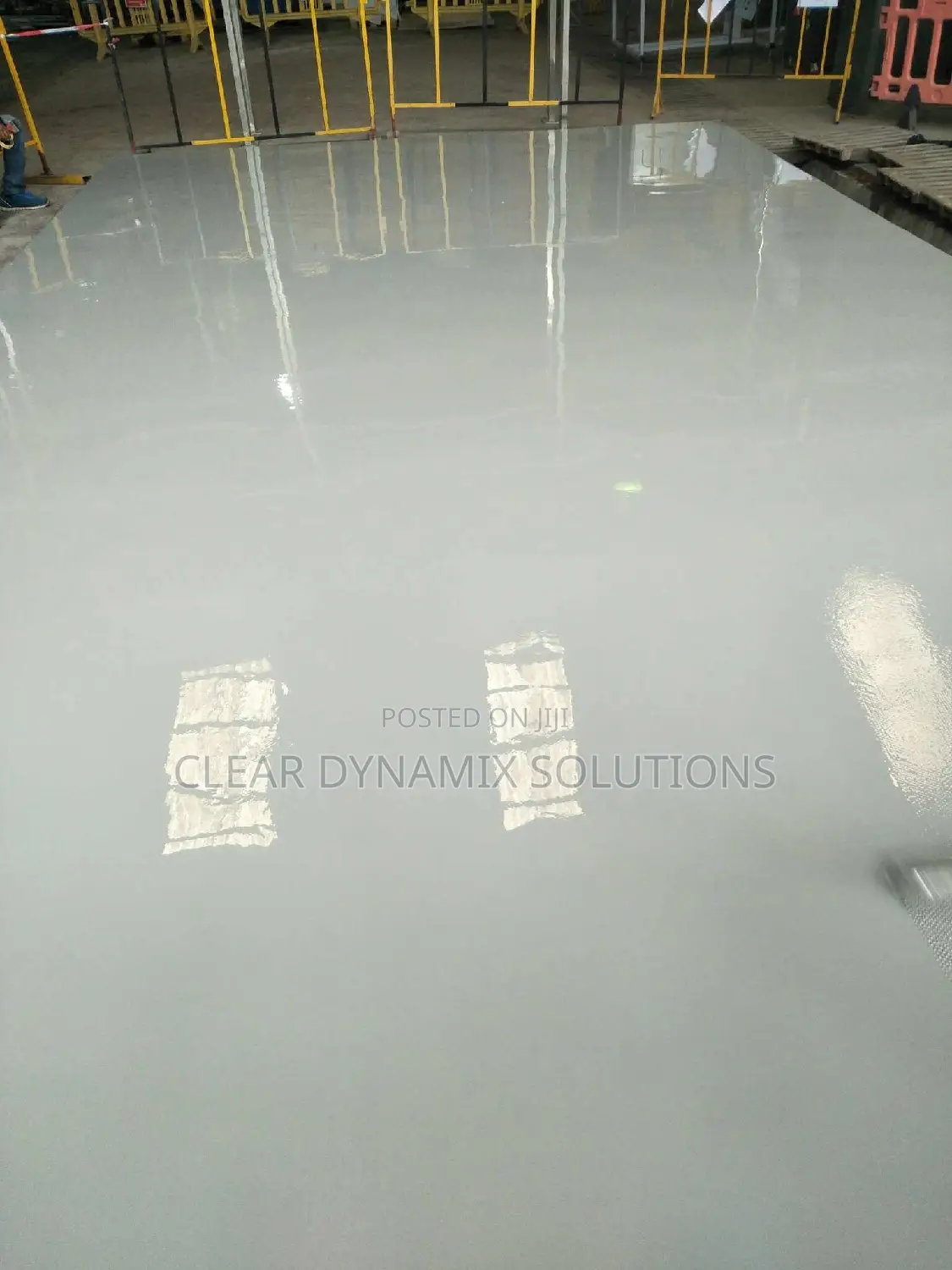 Ash Grey Industrial Epoxy Floor