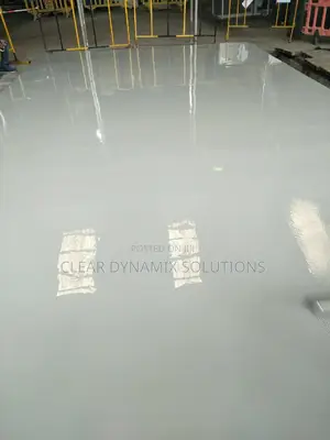 Ash Grey Industrial Epoxy Floor
