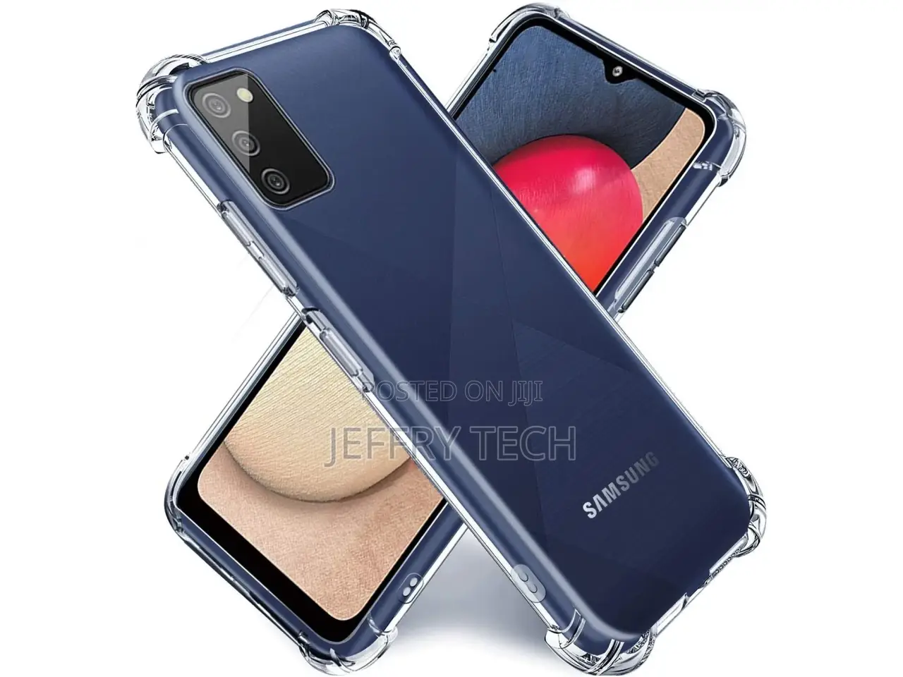 Samsung Galaxy A02s Case Crystal Clear Case Bumper Transpare