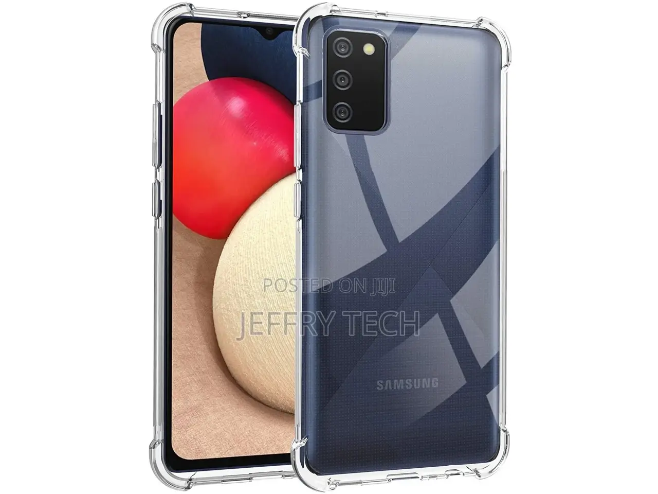 Samsung Galaxy A02s Case Crystal Clear Case Bumper Transpare