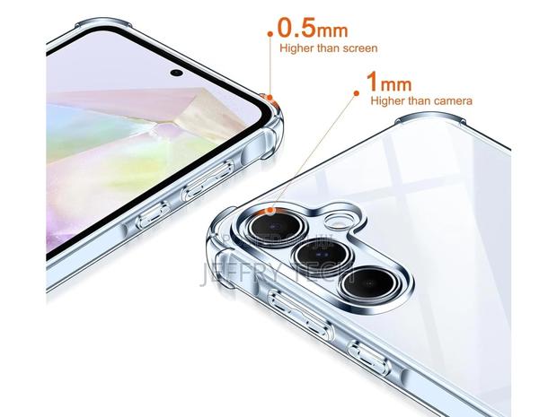 Samsung Galaxy A35 5G Case Crystal Clear Case Bumper Transpa - thumbnail 3