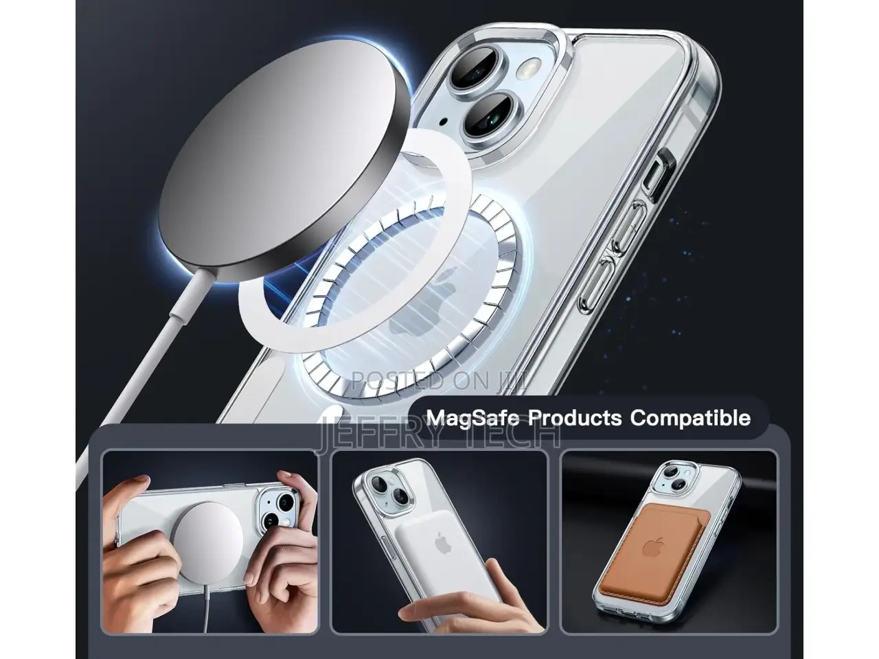 Apple iPhone 15 Case Magsafe Clear Case