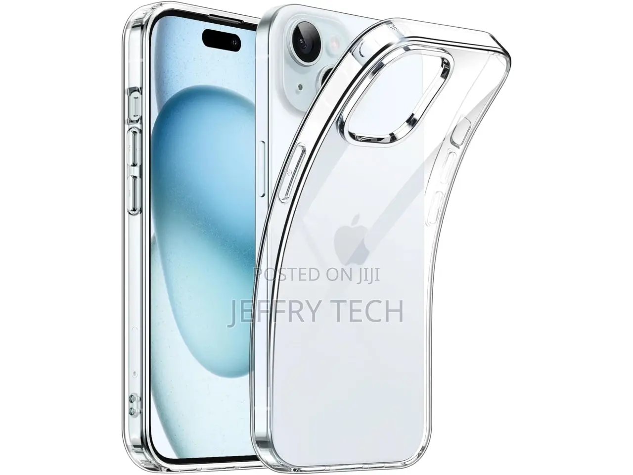Apple iPhone 15 Rubber Case TPU Clear Case
