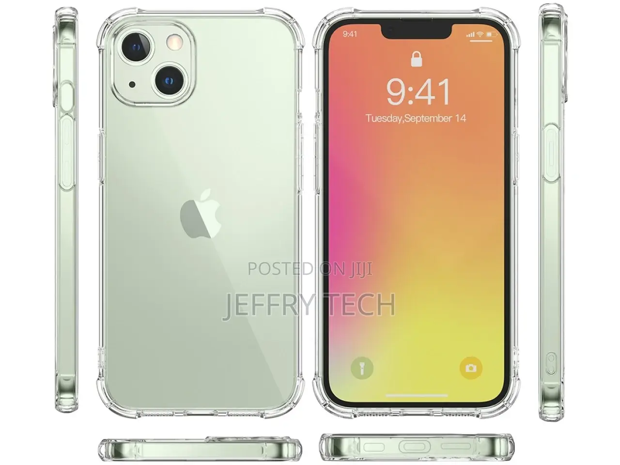 Apple iPhone 14 Case Crystal Clear Case Bumper Transparent