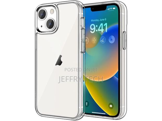 Apple iPhone 14 Rubber Case TPU Clear Case - thumbnail 2