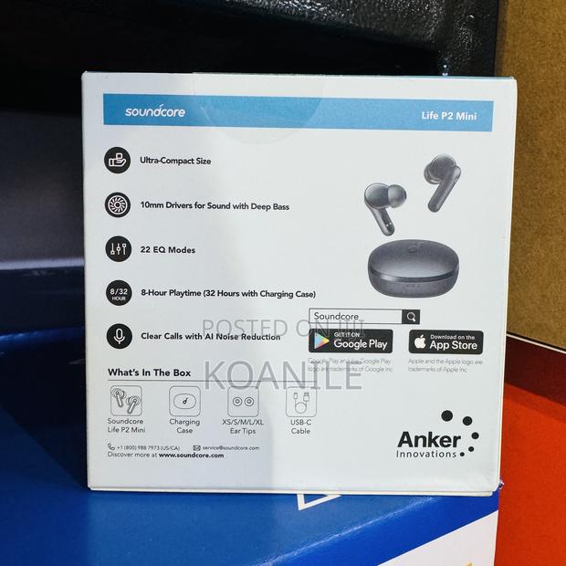 Soundcore Anker Life P2 Mini Bluetooth 5.2 Earbuds - thumbnail 2