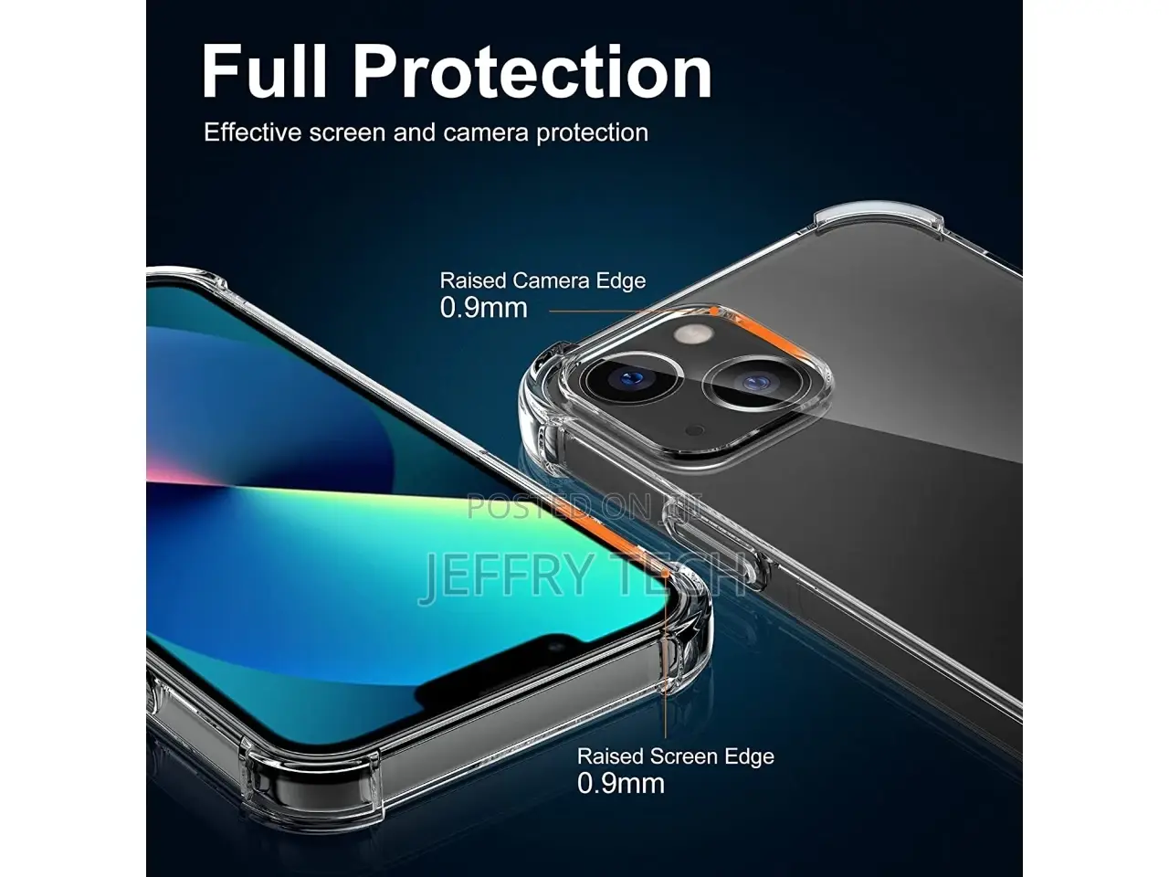 Apple iPhone 13 Case Crystal Clear Case Bumper Transparent