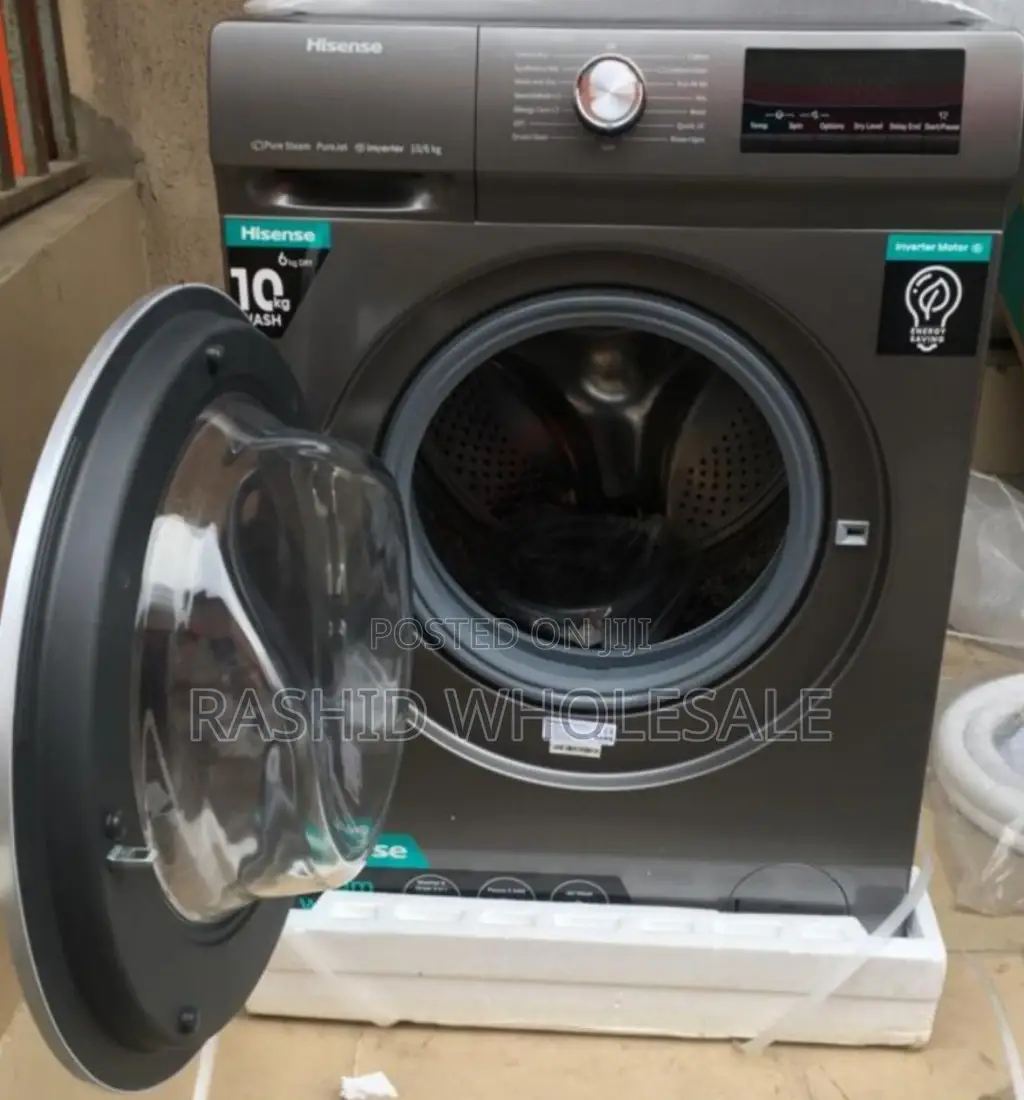 Washing Machine, Dryer 10kgs Hisense.