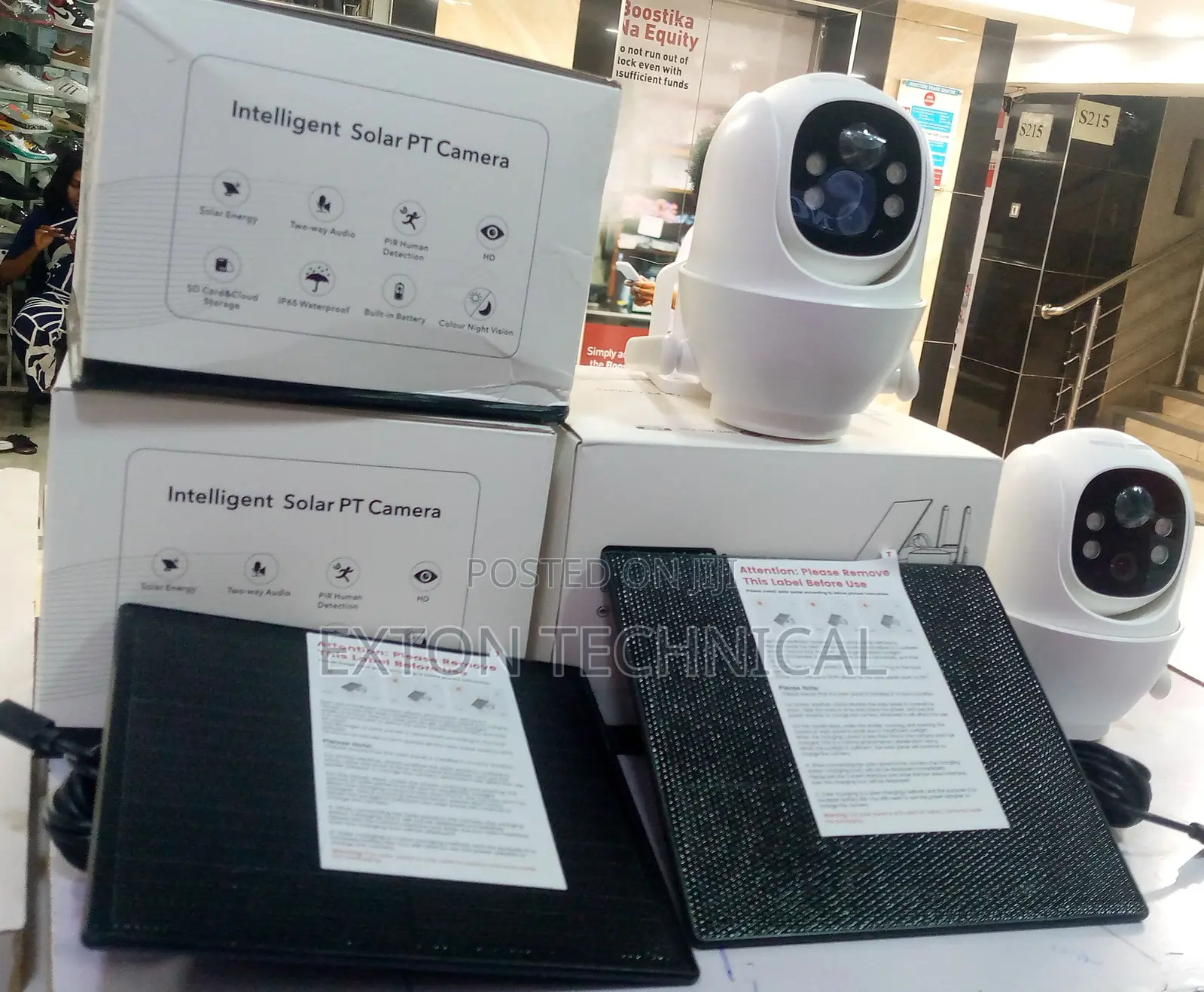 Generic U Box Intelligent Mini Solar PTZ Camera