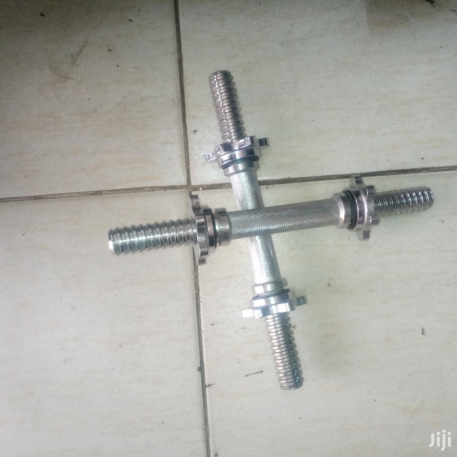 Barbells,Metallic/Plastic Handle