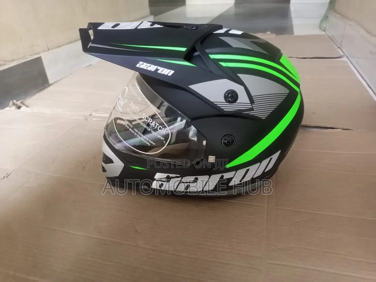 Blue Black Aaron Offroad Riding Helmets