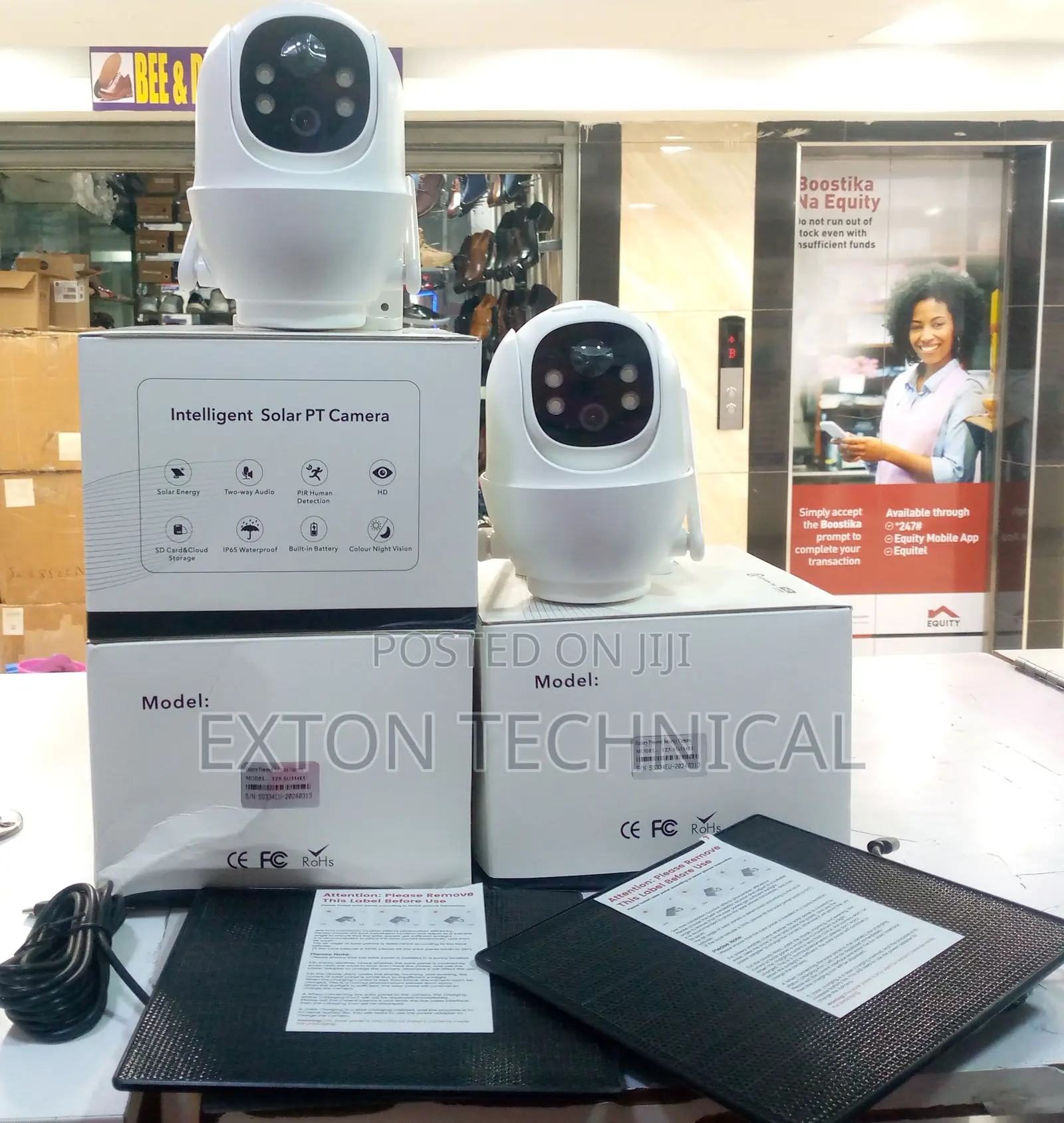 Outdoor Ubox Simcard Solar Powered Camera