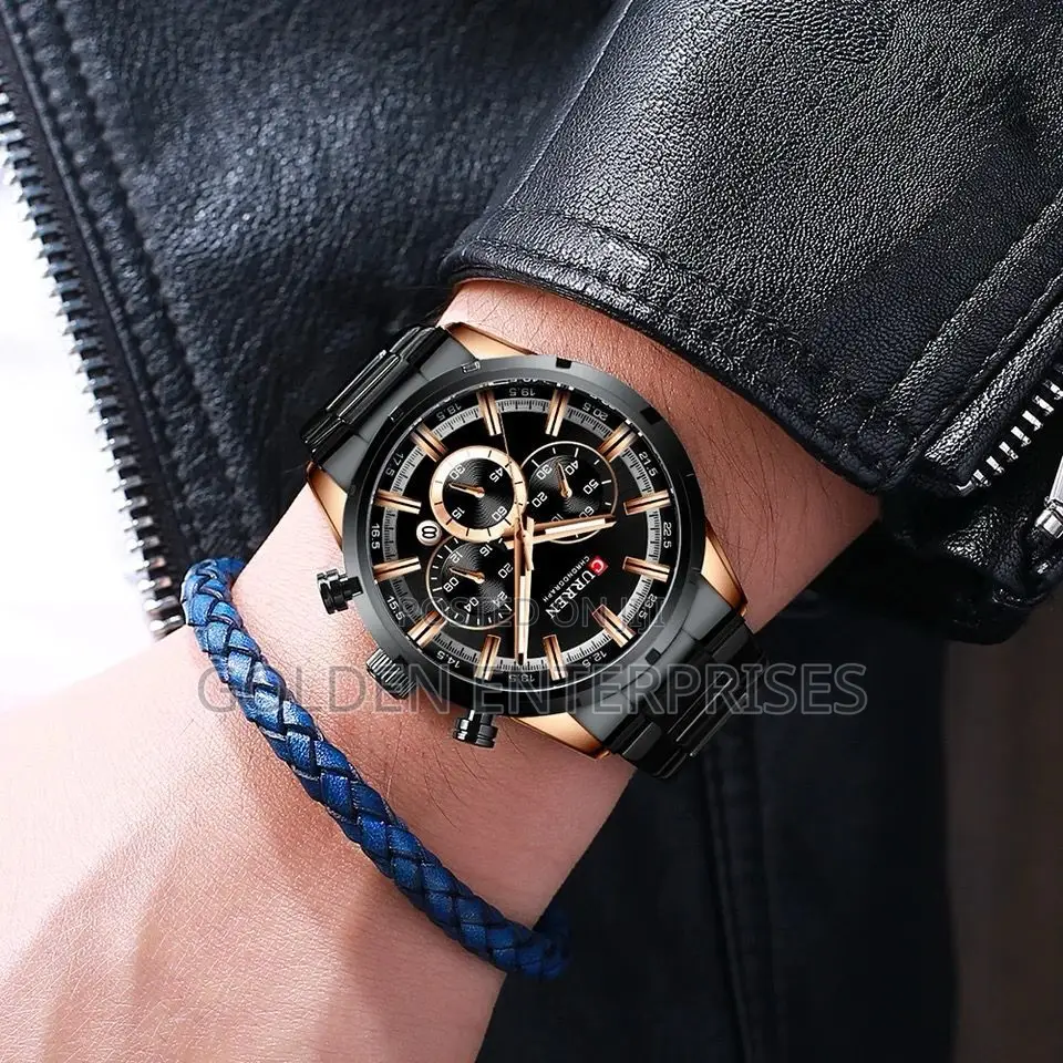 Gents CURREN Stainless Steel Strap #8355 Kes 3600