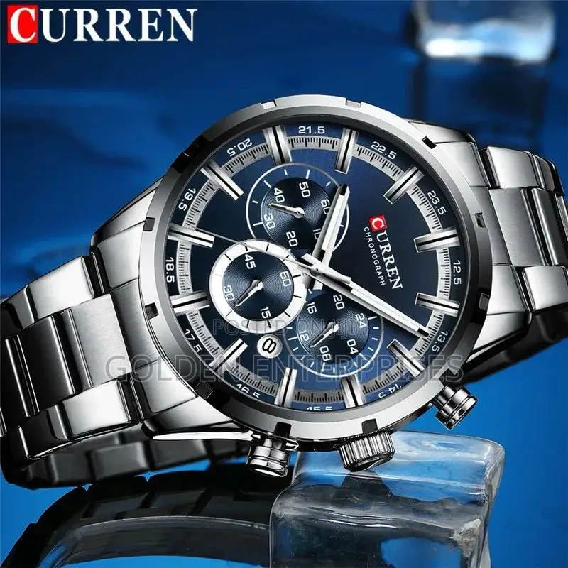Gents CURREN Stainless Steel Strap #8355 Kes 3600