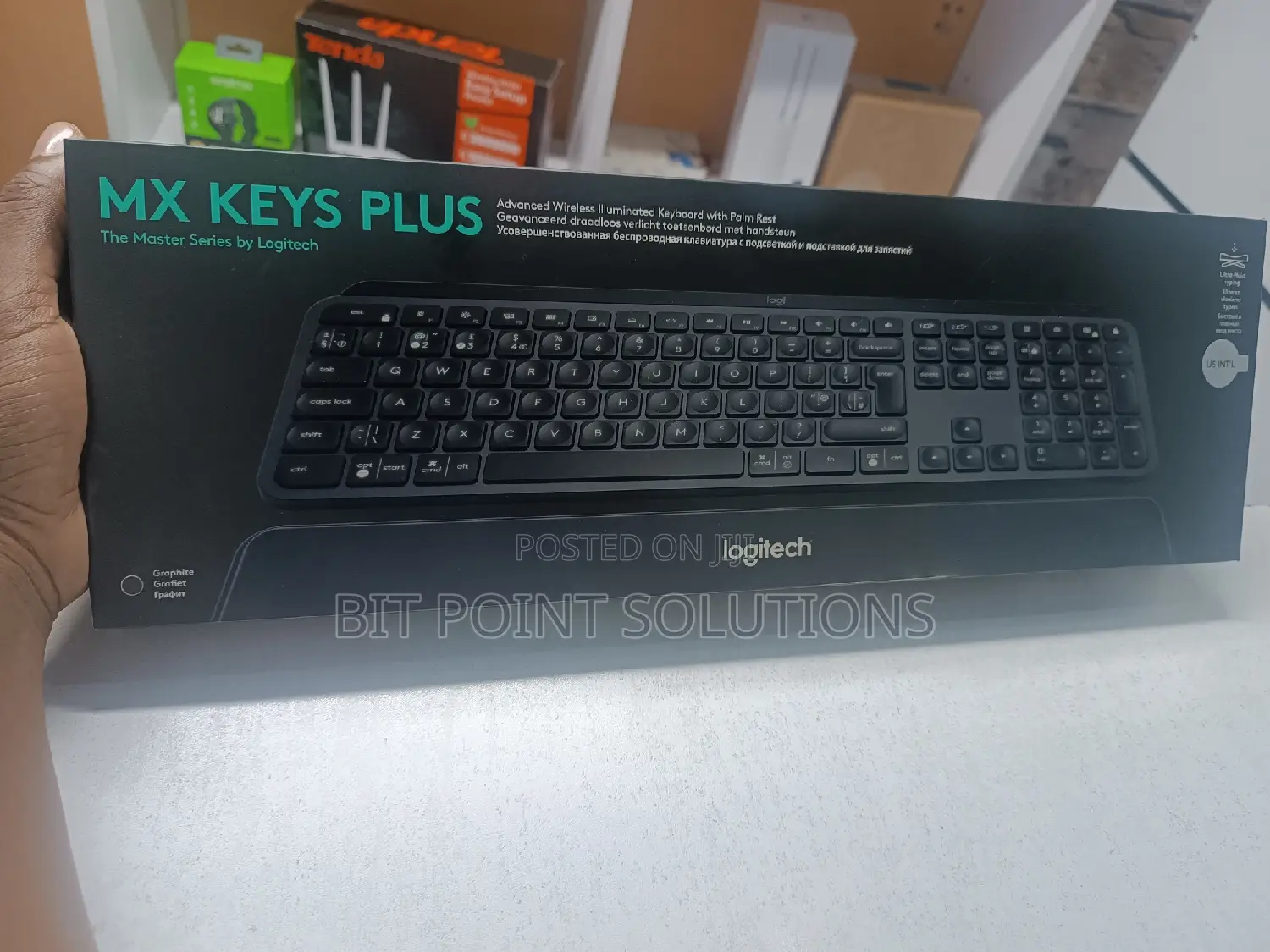 Logitech Mx Keys Plus Wireless Illuminated Keyboard (Mx Keys