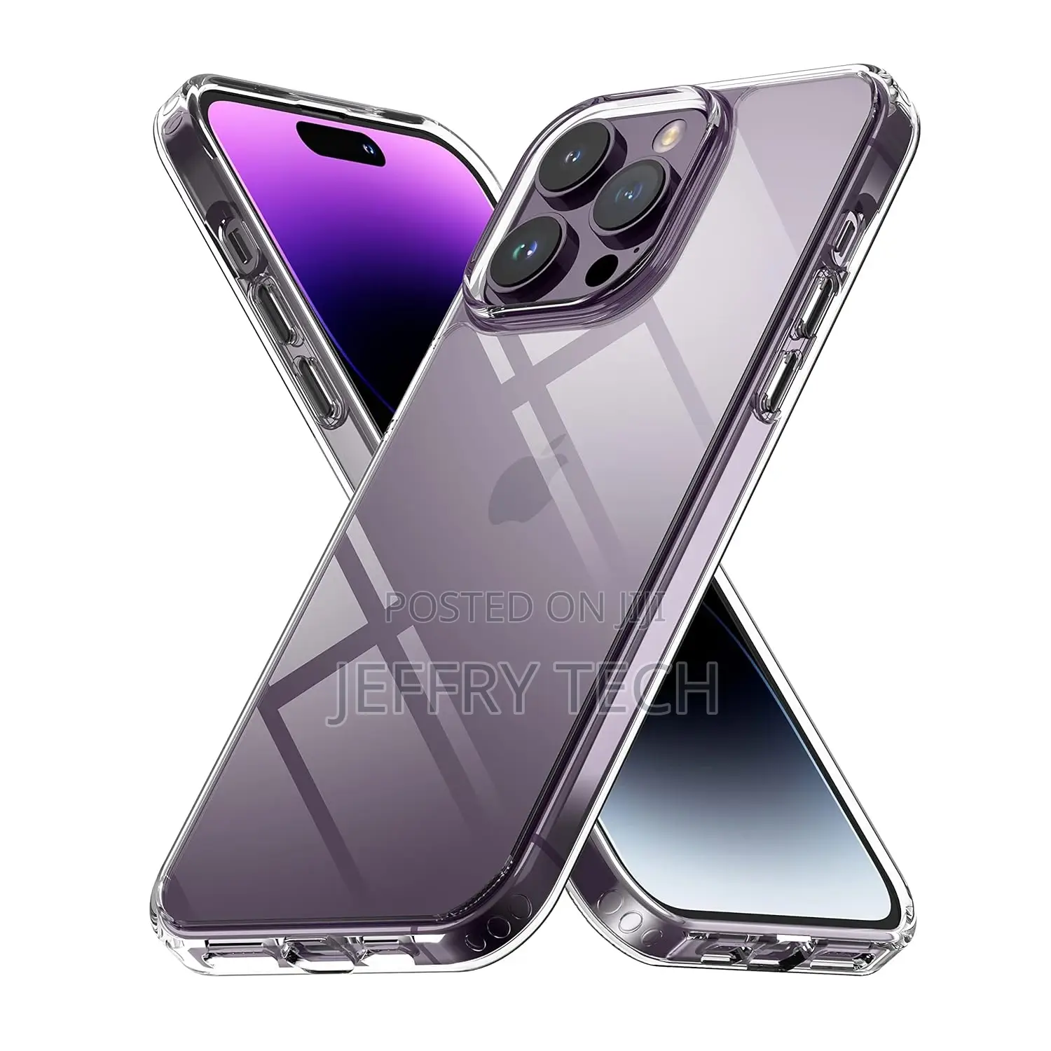 Native Back Cover for iPhone 14 Pro Clear Case (TPU + Tough