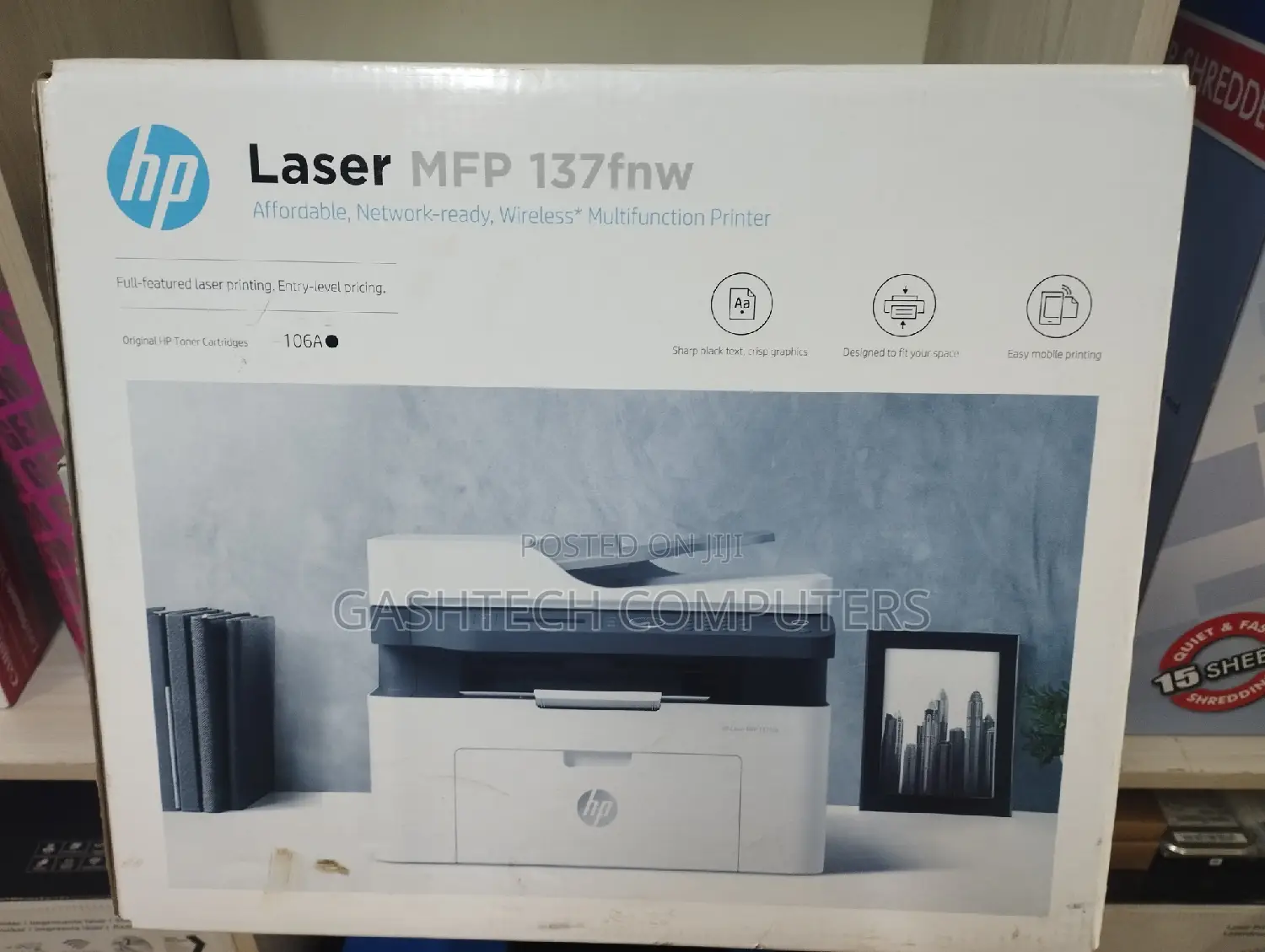 137fnw Hp Laserjet 3-in-1 Black and White Printer