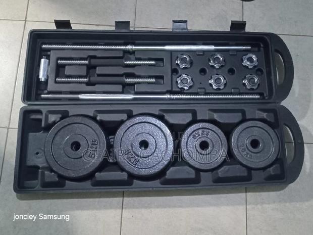 50 KGS Dumbbell/ Barbell Set Cast Iron - main view