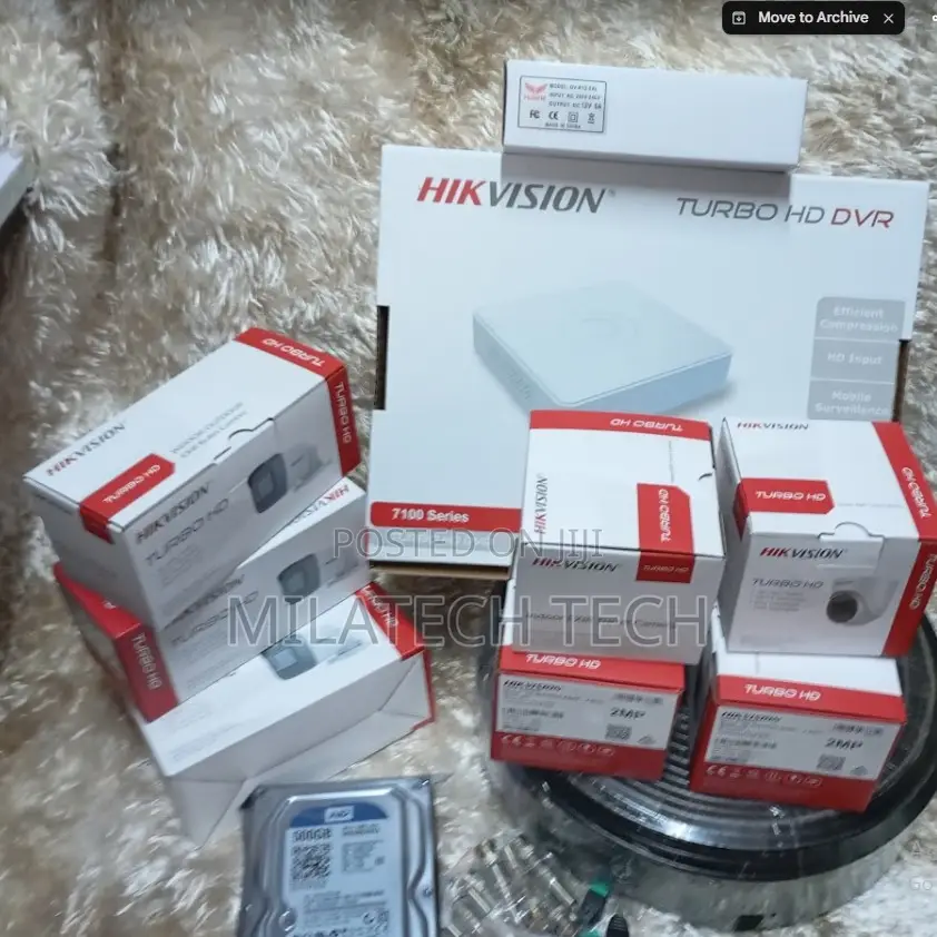 EIGHT 8 HD CCTV Cameras Full Kit ( With 8 Ch-DVR + HDD)