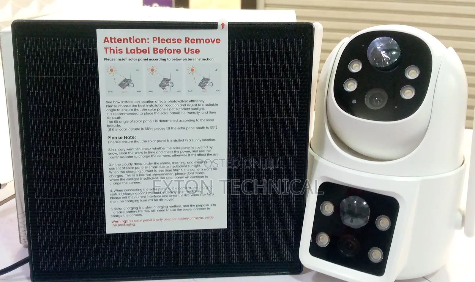 Simcard Mini Dual Lens Outdoor Solar Camera