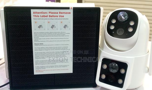 Simcard Mini Dual Lens Outdoor Solar Camera