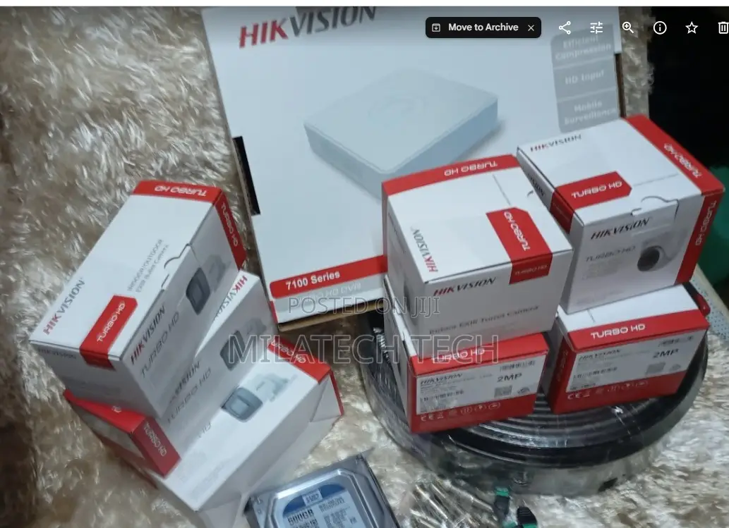 (Eight) Full HD 2MP CCTV Cameras Full System Kit