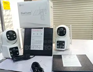 Ubox Dual Lens Mini Solar With Simcard Slot Camera