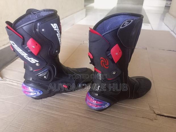 Full Motorbike Riding Boots Black 40-45