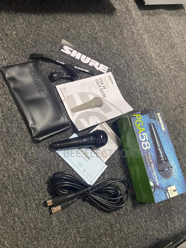 Shure Pg 58 Wired Microphone Available - main view