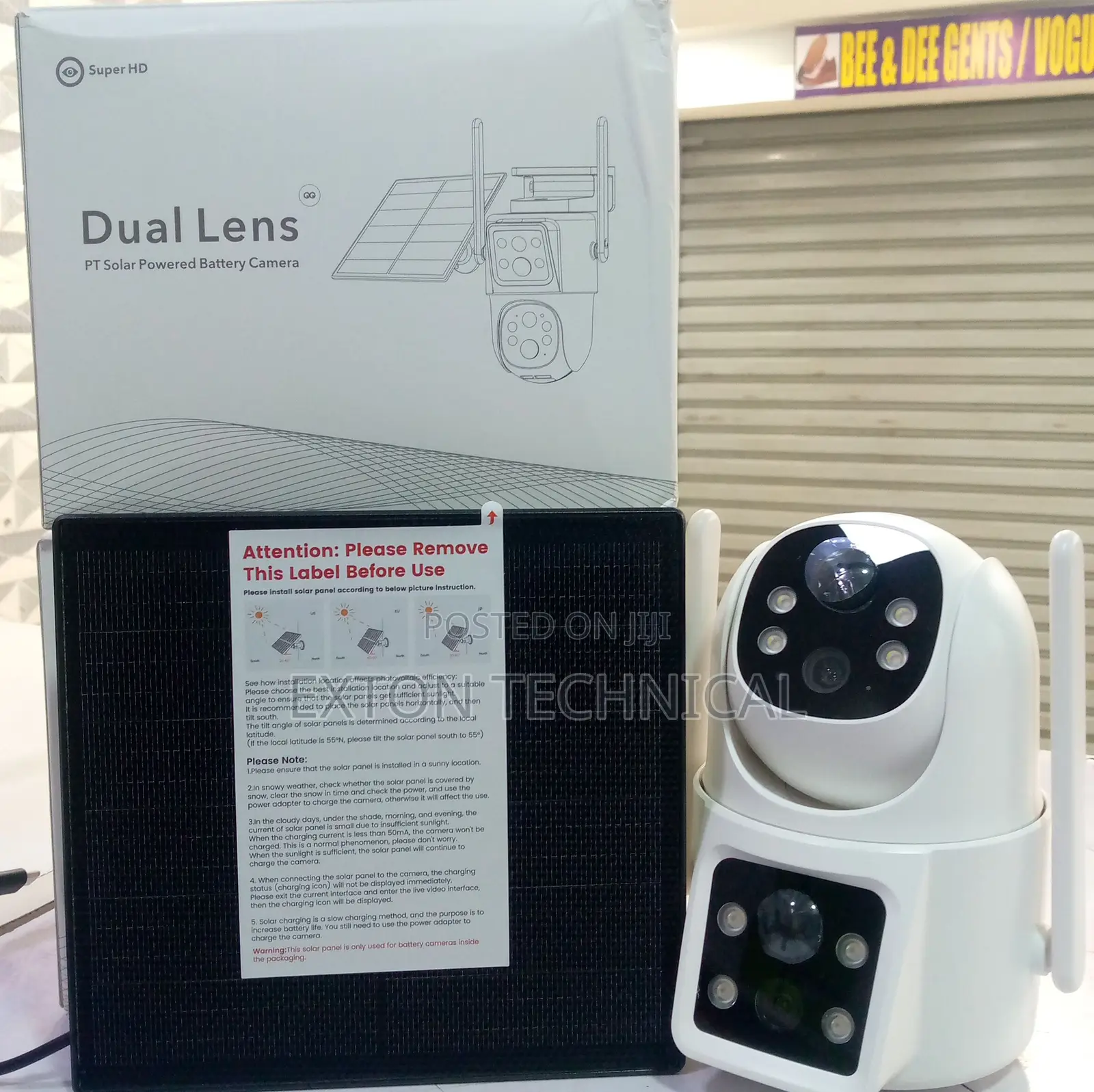 Dual Lens Surveillance Sim Card Camera Mini Outdoor PTZ