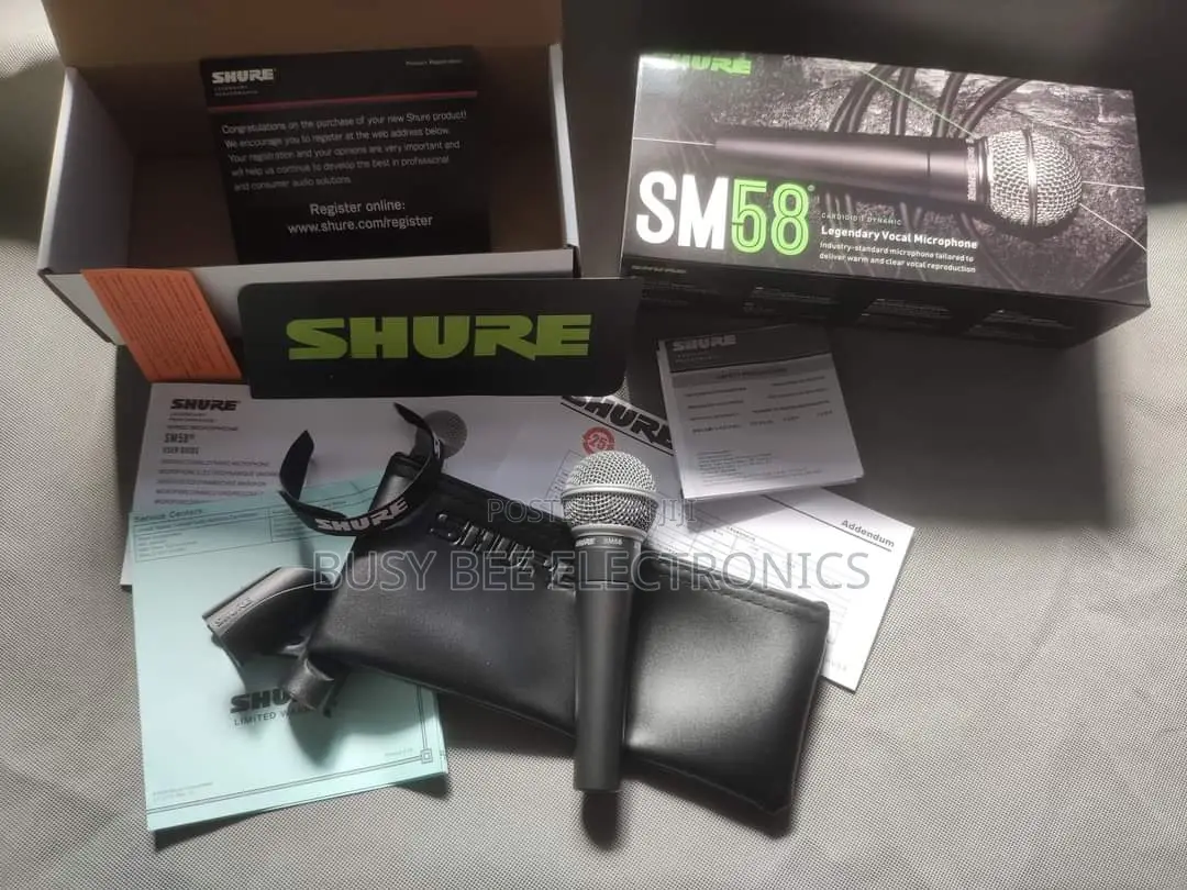 Sm 58 Dynamic Cardiod Wired Microphone