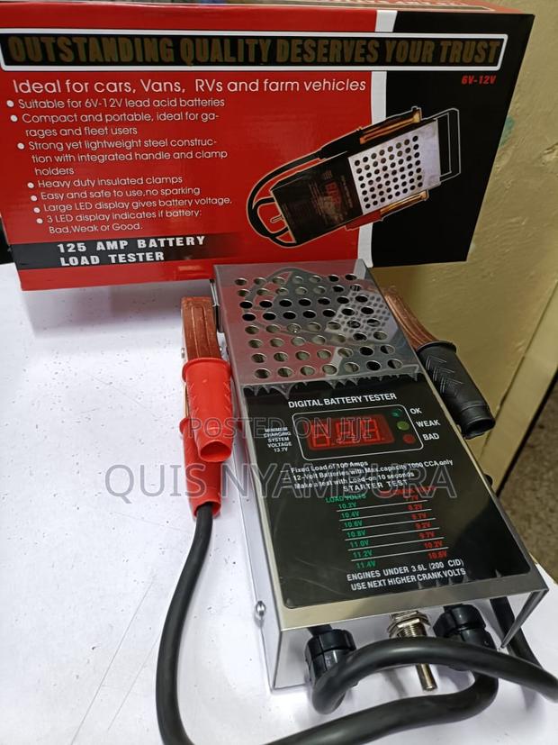 Digital Battery Tester, Battery Tester. - main view