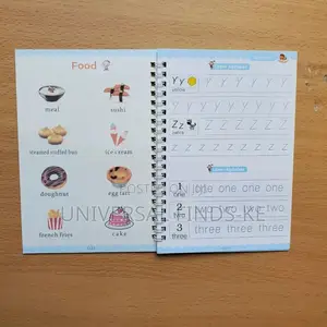 Reusable 4pcs Kids Preschool Handwriting Sank Books