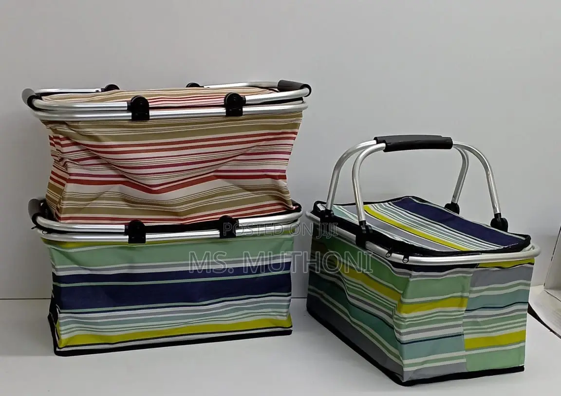 FOLDABLE Coloured Insulated Picnic Storage Bag