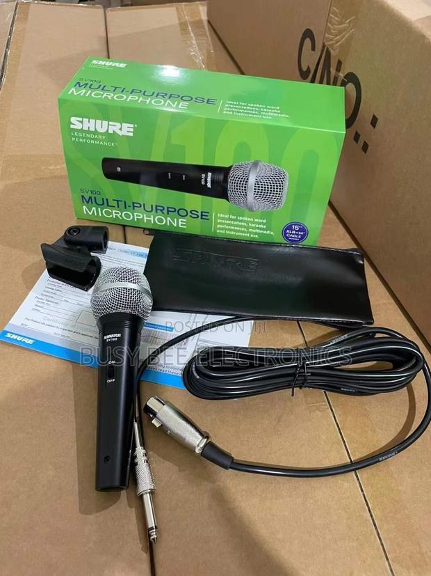 Multipurpose Sv 100 Shure Wired Microphone - main view