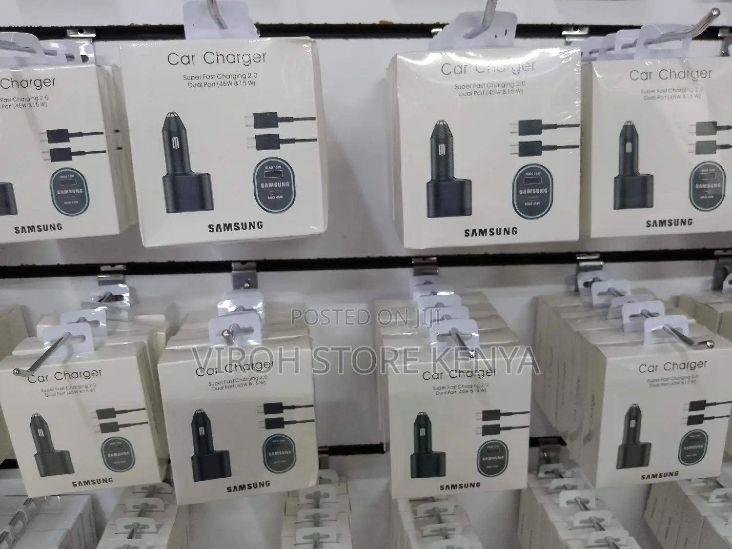 Samsung Car Charger Dual Port 45 Watts + 1M Cable