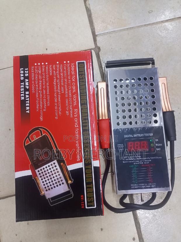 Battery Load Tester - main view