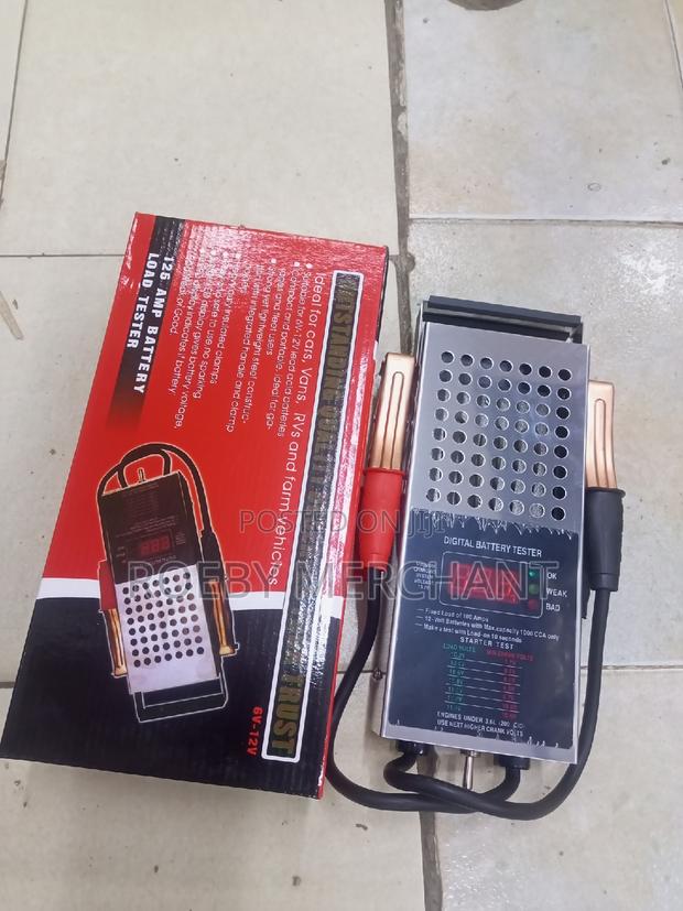 Smart Battery Load Tester - main view